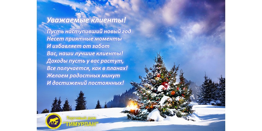 Поздравляем с Новым годом!