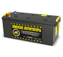Аккумулятор 6СТ-132 L (960А) п/п СТАНДАРТ Ca/Ca (-;+)