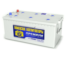 Аккумулятор 6СТ-230 LR (1520А) о/п ПРЕМИУМ Ca/Ca (+;-) конус