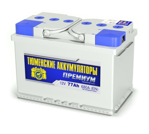 Аккумулятор 6СТ-77 LR (680А) о/п ПРЕМИУМ Ca/Ca (-;+) Логан,Ларгус